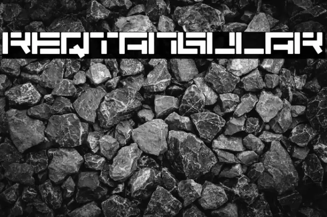 Reqtangular Font examples