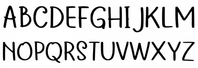 Requcory Regular Schriftart Groß