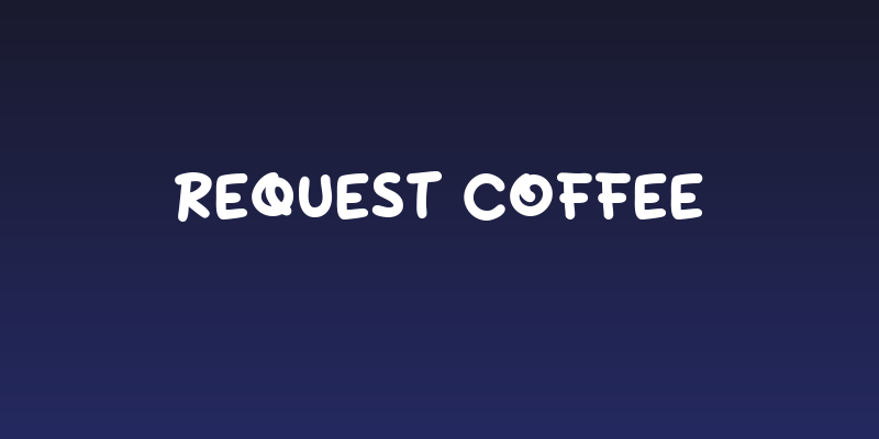 Request Coffee Social Header