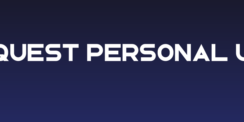 Request Personal Use Social Header