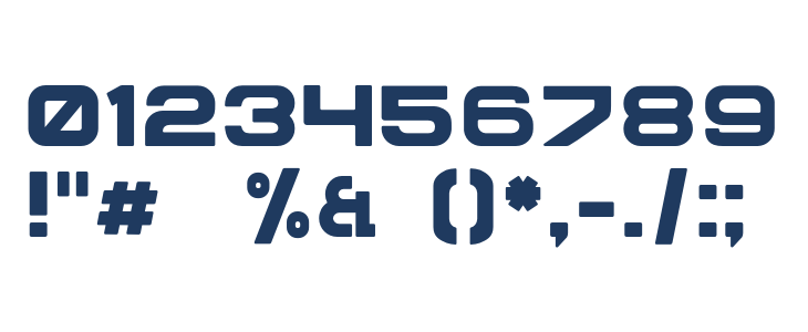 Requesta Bold Other Characters