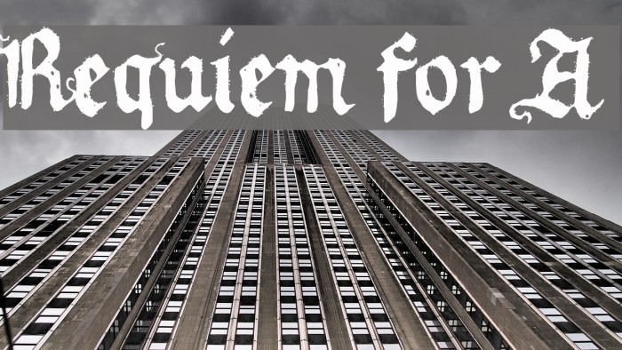 Requiem for A Font examples