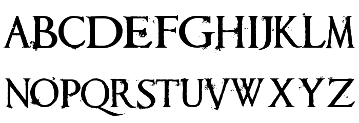 Requiem Font LOWERCASE