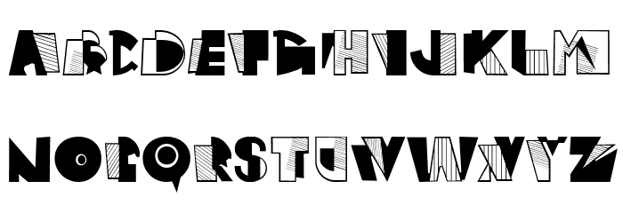 Requin Regular Font LOWERCASE