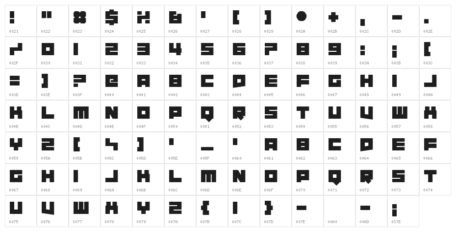 Requires Moonshine Character Map