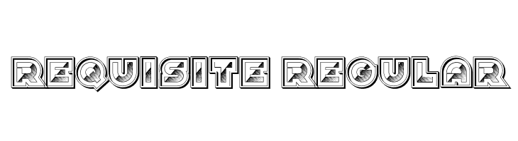 Requisite Regular  font caratteri gratis