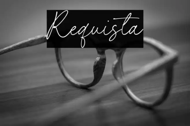 Requista Шрифта examples