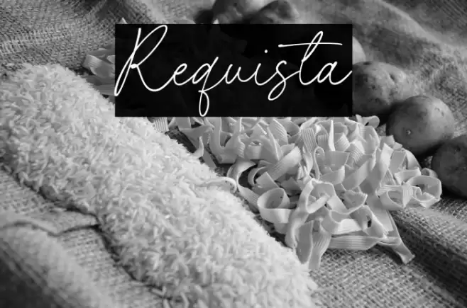 Requista Шрифта examples