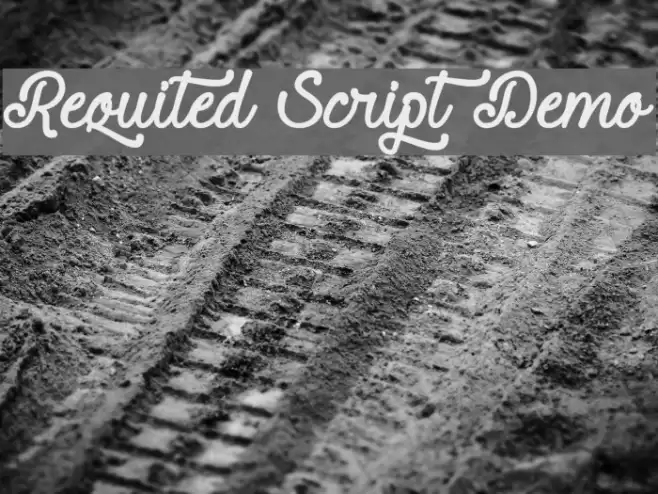 Requited Script Demo Caratteri examples