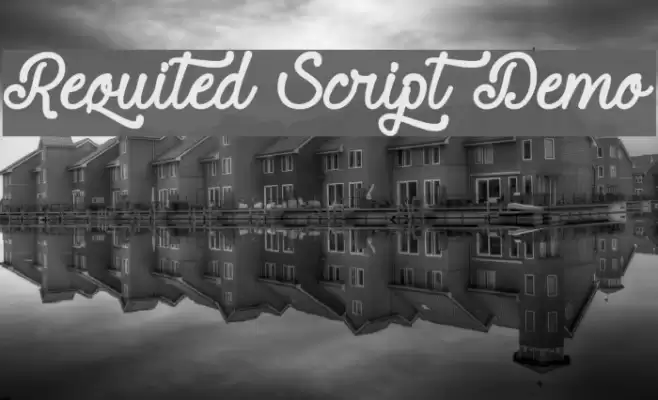 Requited Script Demo Caratteri examples