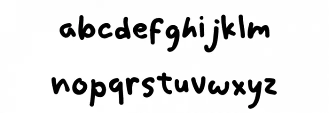 Requla Diary خط أحرف صغيرة