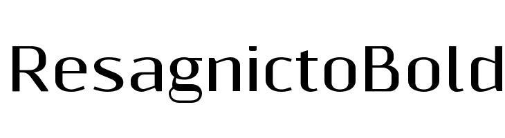 ResagnictoBold Font