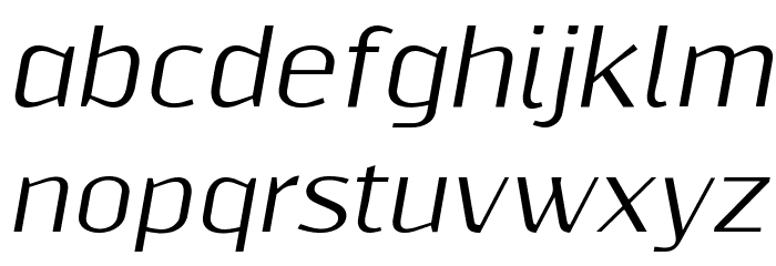 ResagnictoItalic Font LOWERCASE