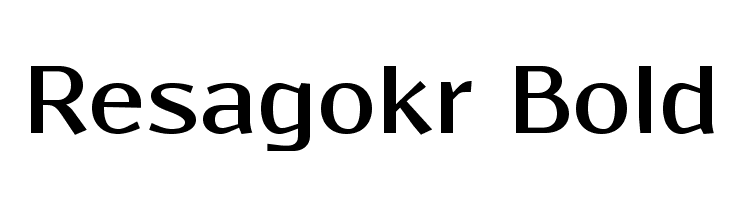 Resagokr Bold Font