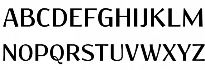 Resagokr Bold Schriftart Groß
