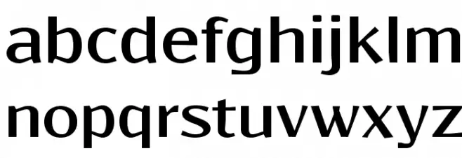 Resagokr Bold Schriftart Kleinbuchstaben