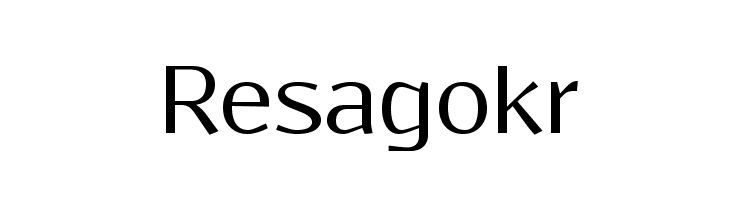 Resagokr  Fuentes Gratis Descargar