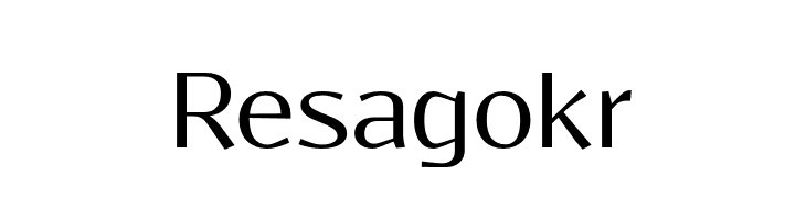 Resagokr  Скачать бесплатные шрифты