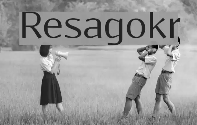 Resagokr Font examples