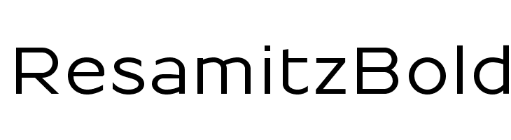 Resamitz Bold  font caratteri gratis