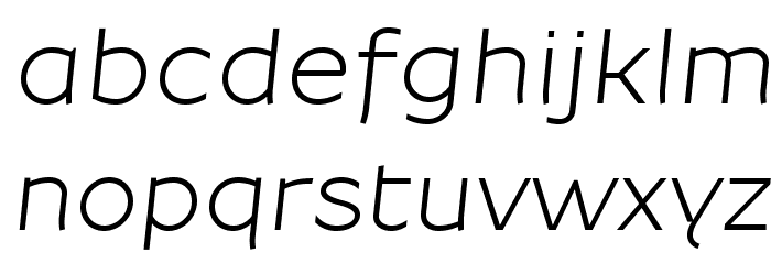 Resamitz Italic Font LOWERCASE