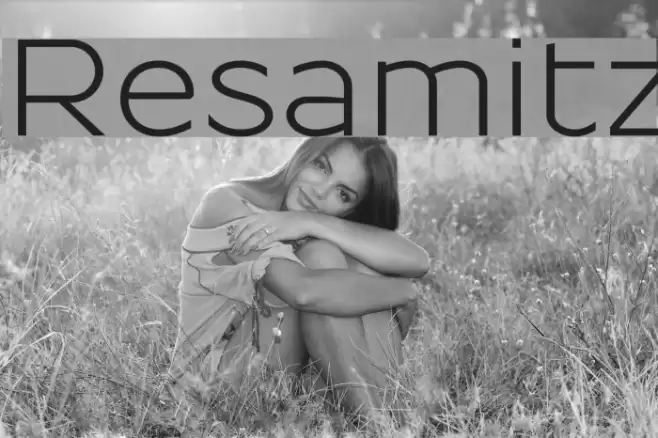 Resamitz Font examples