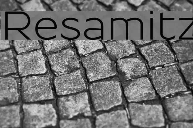 Resamitz Font examples