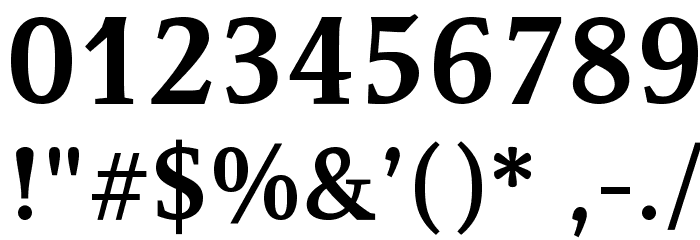 Resavska BG-Bold Font OTHER CHARS