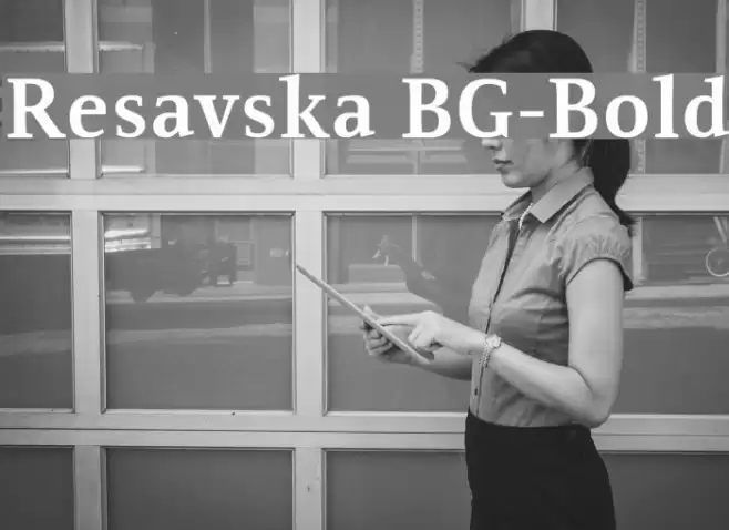 Resavska BG-Bold examples