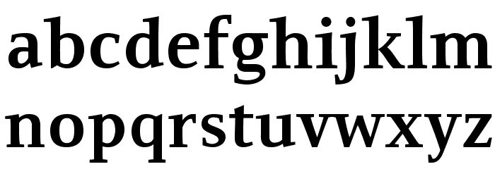 Resavska BG-Bold Font LOWERCASE