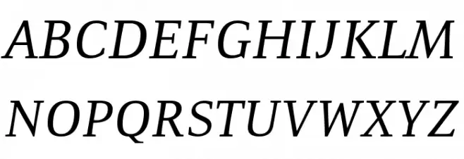 Resavska BG-Italic Шрифта ВЕРХНИЙ