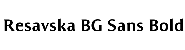 Resavska BG Sans Bold  baixar fontes gratis