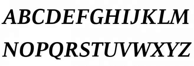 Resavska BG TT-Bold Italic Fonte MAIÚSCULAS