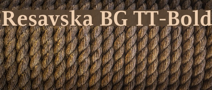 Resavska BG TT-Bold Font examples