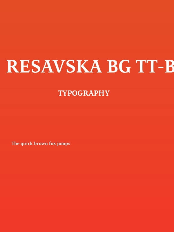 Resavska BG TT-Bold Poster