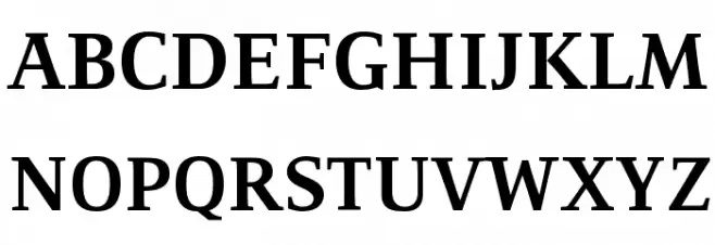 Resavska BG YU-Bold Schriftart Groß