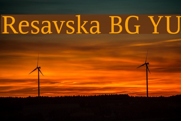 Resavska BG YU Font examples