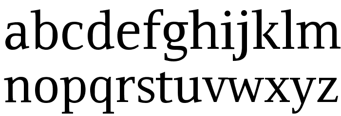 Resavska BG YU Font LOWERCASE