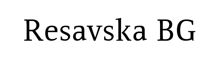 Resavska BG Font