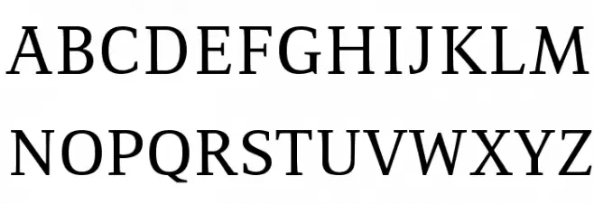 Resavska BG Schriftart Groß