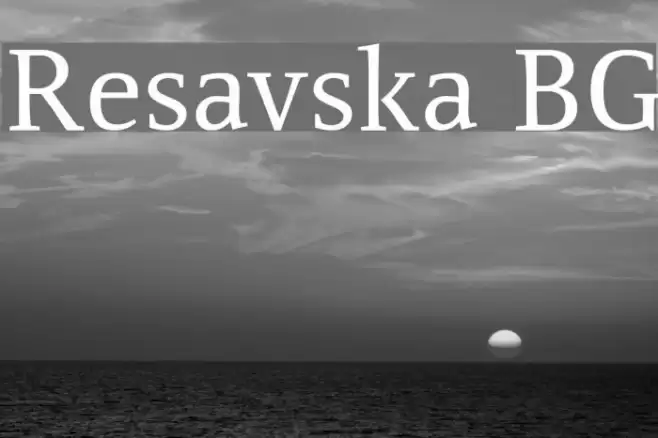 Resavska BG Font examples