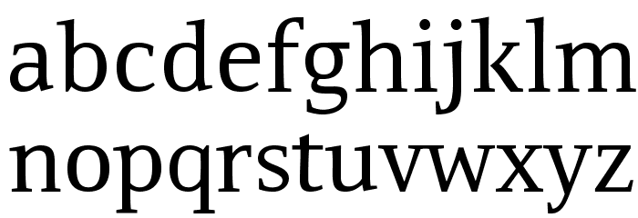 Resavska BG Font LOWERCASE
