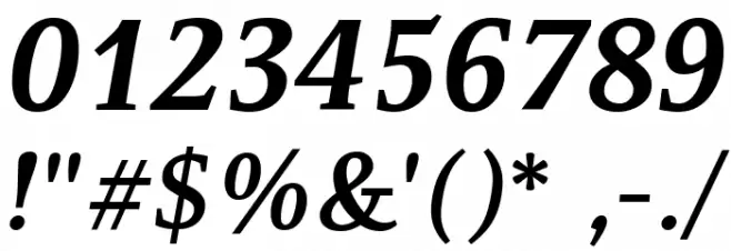 ResavskaBGCyrillic Bold Italic Font OTHER CHARS