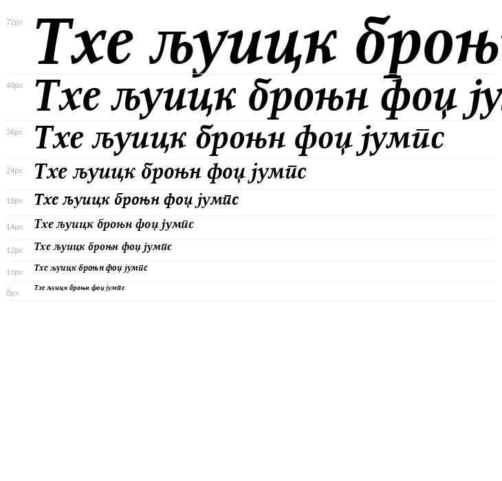 ResavskaBGCyrillic Bold Italic Waterfall