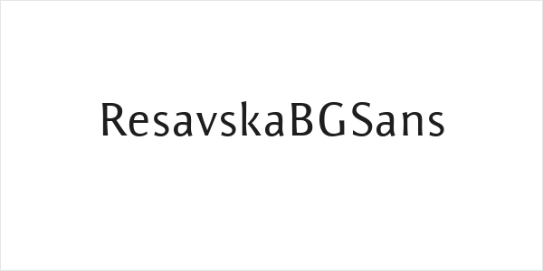 ResavskaBGSans Logo