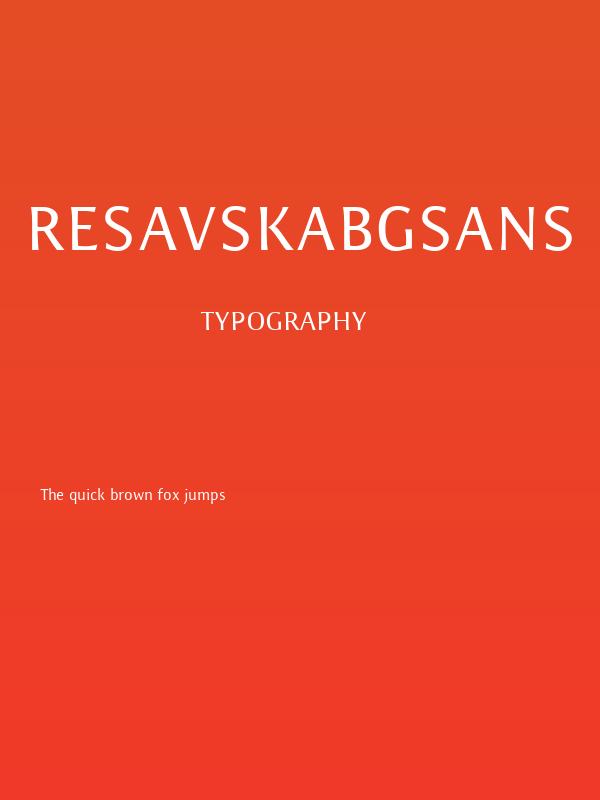 ResavskaBGSans Poster