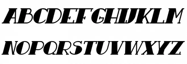 Resavy Bold Italic Шрифта ВЕРХНИЙ