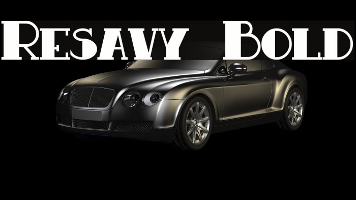 Resavy Bold Example 1