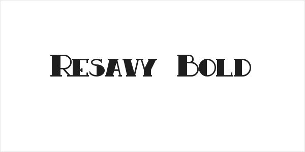 Resavy Bold Logo