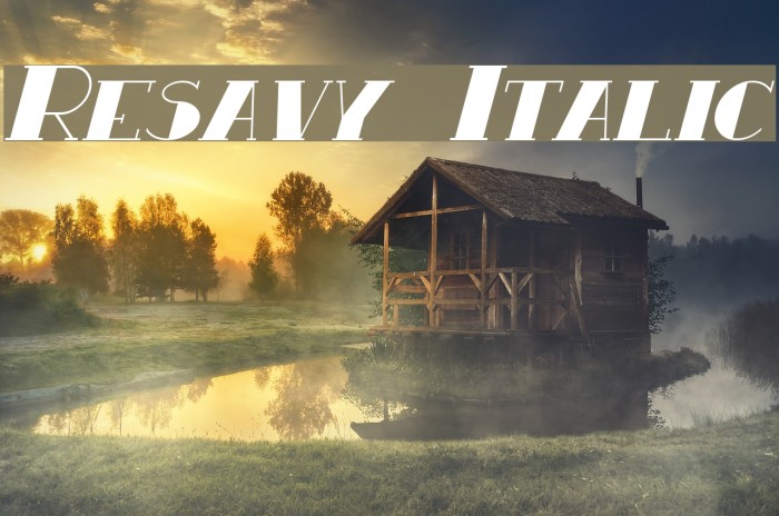 Download Resavy Italic Font Ffonts Net Yellowimages Mockups